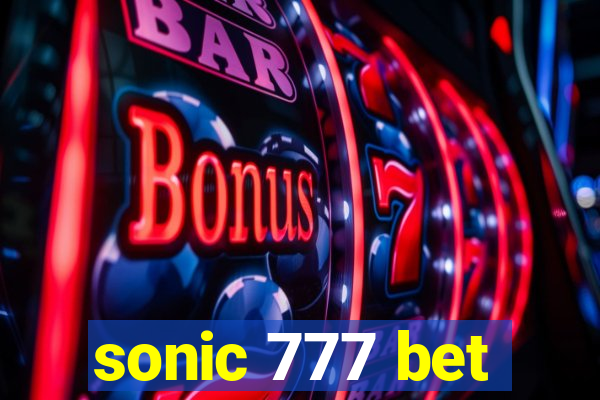 sonic 777 bet